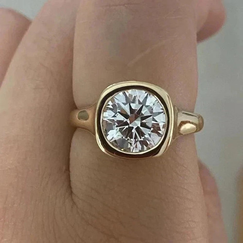 Real moissanite 20ct round - real, 2.20ct